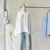 【ハモミシノオトナフク】Polyester Rayon Hooded Shirt