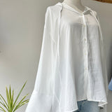【ハモミシノオトナフク】Polyester Rayon Hooded Shirt