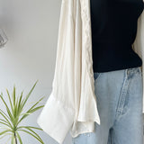 【ハモミシノオトナフク】Polyester Rayon Hooded Shirt