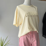 【ハモミシノオトナフク】Cool-Touch Embossed T-Shirt