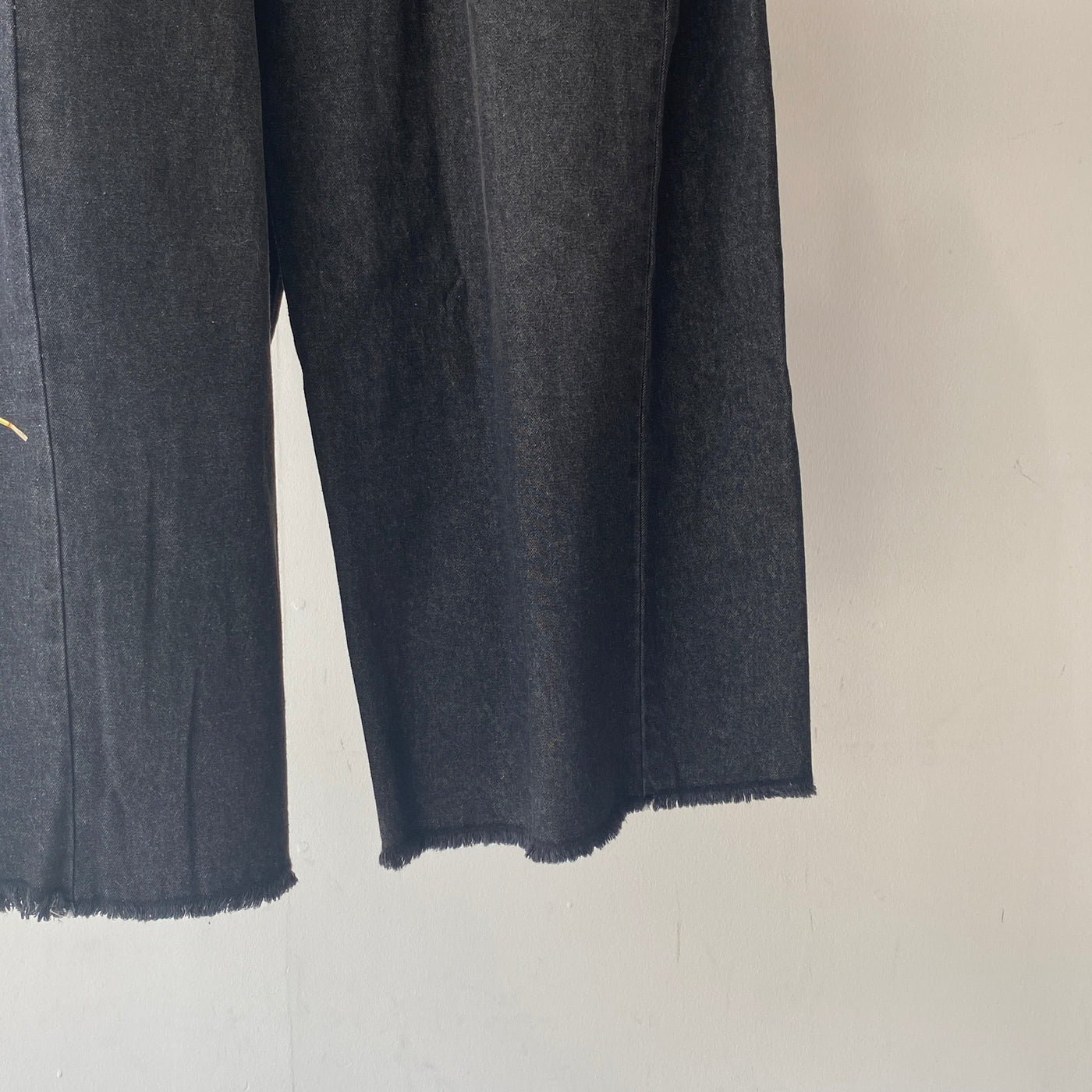 【ハモミシノオトナフク】Denim cocoon wide pants