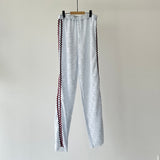 【ハモミシノオトナフク】Wavy side stripe lace pants