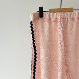 【ハモミシノオトナフク】Wavy side stripe lace pants