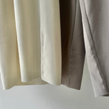 【ハモミシノオトナフク】Self-Cut Cocoon Wide Pants