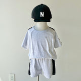 【hamomisi】Side line T-shirt(100~150)