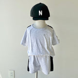 【hamomisi】Side line shorts(90~150)
