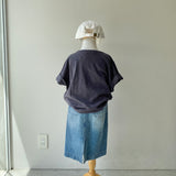 【hamomisi】Denim skirt(100~120)