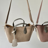 【ハモミシノオトナフク】Two-Tone 2-Way Tote Bag