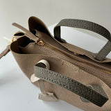 【ハモミシノオトナフク】Two-Tone 2-Way Tote Bag