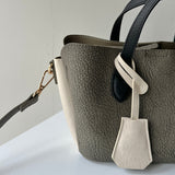 【ハモミシノオトナフク】Two-Tone 2-Way Tote Bag