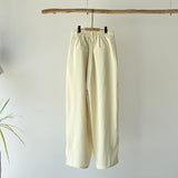 【ハモミシノオトナフク】Poly Twill Wide Tuck Pants