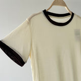 【ハモミシノオトナフク】Sheer Ringer T-Shirt