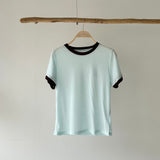 【ハモミシノオトナフク】Sheer Ringer T-Shirt