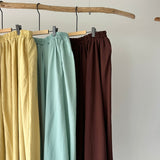 【ハモミシノオトナフク】Cooling Gathered Flare Maxi Skirt