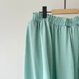 【ハモミシノオトナフク】Cooling Gathered Flare Maxi Skirt