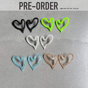 【sAn】【PREORDER】お届け予定：9月下旬~10月上旬  Big Love  pierce