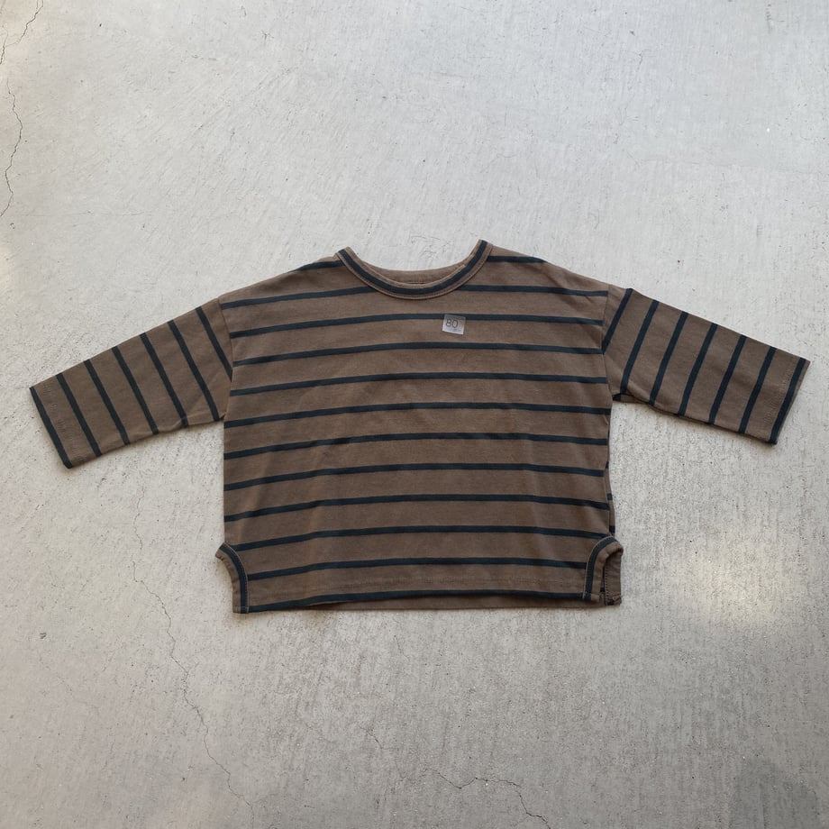 Border long T-shirt(80~100)