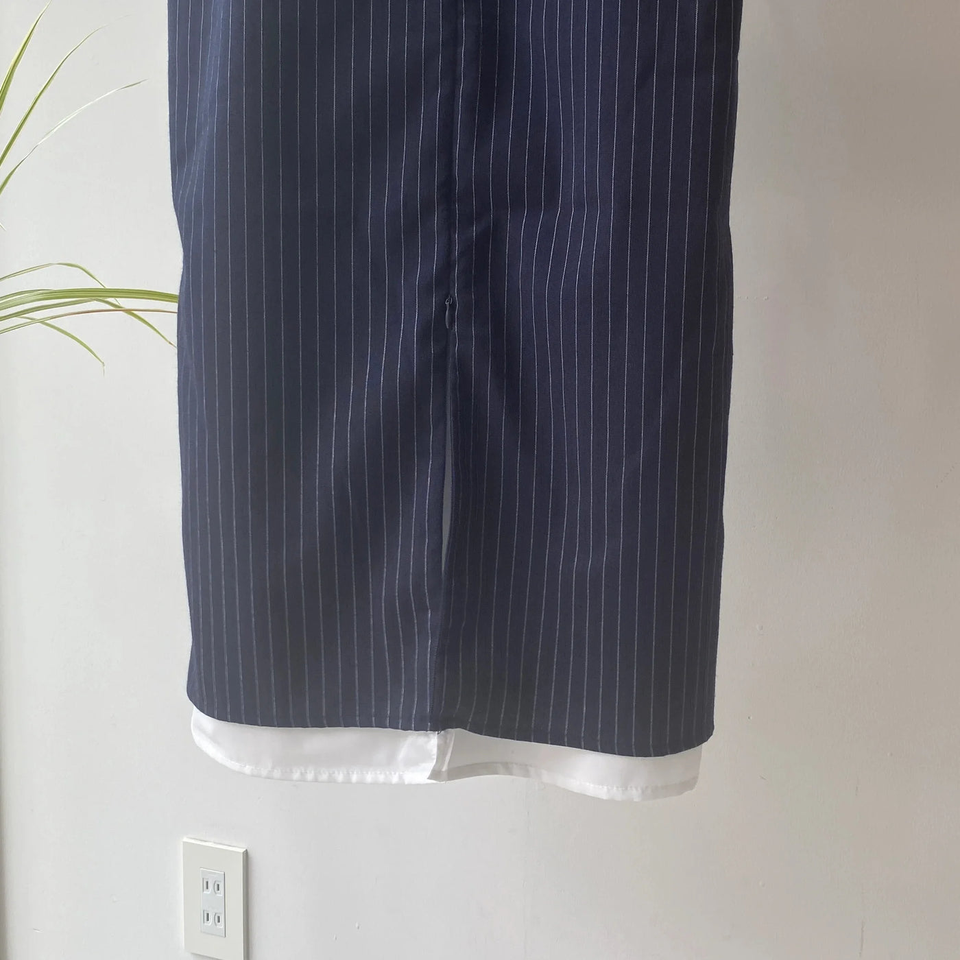 Striped straight skirt【ハモミシノオトナフク】