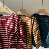 Border long T-shirt (90~150)