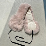 【ハモミシノオトナフク】Fur ear muffler