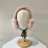 【ハモミシノオトナフク】Fur ear muffler