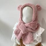 【kids】Bear hat with muffler
