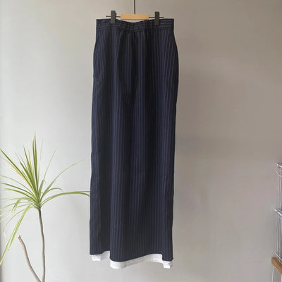 Striped straight skirt【ハモミシノオトナフク】