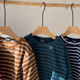 Border long T-shirt (90~150)