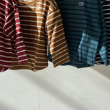 Border long T-shirt (90~150)