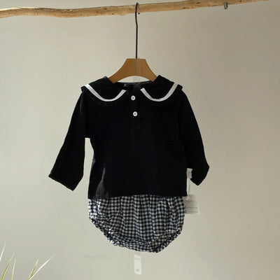 Checkered pants set(73~90)