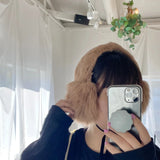 【ハモミシノオトナフク】Fur ear muffler