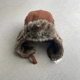 Melton fur flight cap [Hamomishi no Otonafuku]