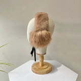 【ハモミシノオトナフク】Fur ear muffler