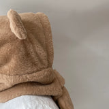 【kids】Bear hat with muffler