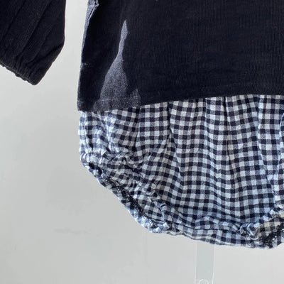 Checkered pants set(73~90)
