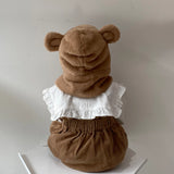 【kids】Bear hat with muffler