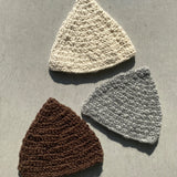 【hamomisi】コビトの帽子( スクラブ毛糸 )