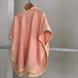 【hamomisi】hooded towel poncho(90~110)