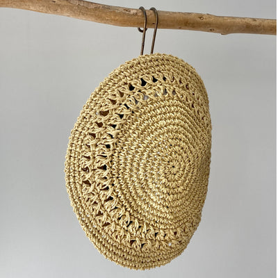 paper openwork beret