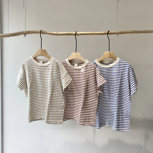 Roll collar border T-shirt(110.120)