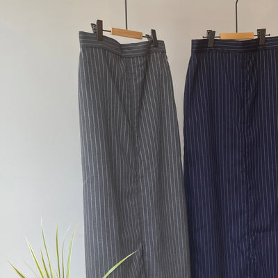 Striped straight skirt【ハモミシノオトナフク】