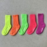 【hamomisi】Neon socks