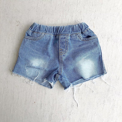 Damage Denim shorts (90~120)