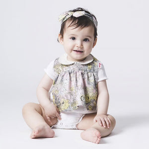 Flower Pattern Bib (2 colors)