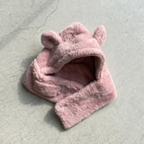 【kids】Bear hat with muffler