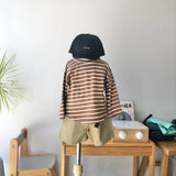 Border long T-shirt (90~150)