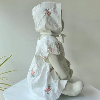 Floral embroidered rompers(80.90)