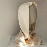 【ハモミシノオトナフク】Soft Knit Hood Muffler