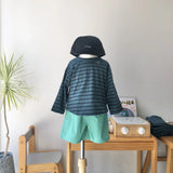 Border long T-shirt (90~150)