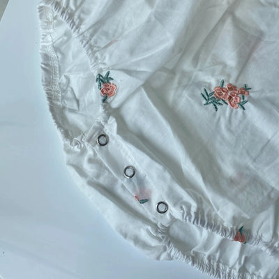 Floral embroidered rompers(80.90)